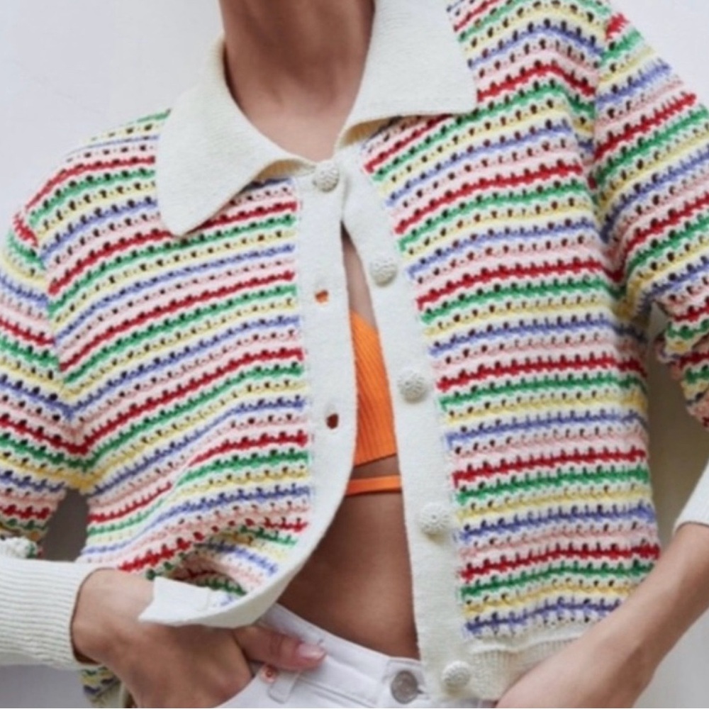 ZARA | Coloured Cardigan